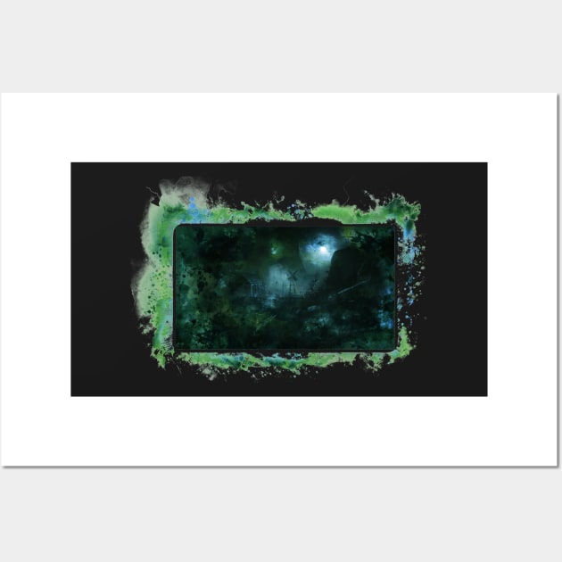 Outlast 2 Watercolor Painting Wall Art by TortillaChief